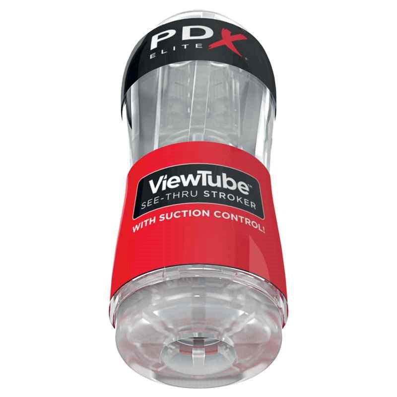 Pipedream Products PDX Elite ViewTube See Thru Male Stroker Display 12 Count - - Masturbators and Strokers