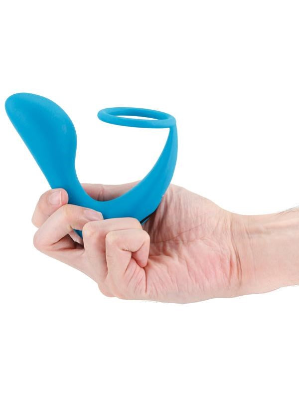 NS Novelties Renegade Slingshot II Cock Ring and Prostate Stimulator Teal - - Cock Ring Sets