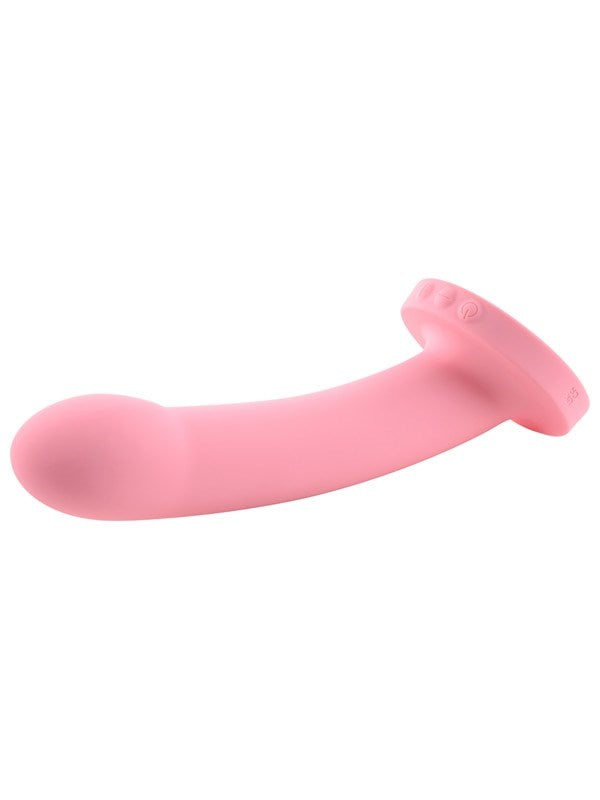 Sportsheets Merge Daze 7 Inch Solid Silicone Vibrating Dildo with 5 Speeds - - Vibrating Dildos