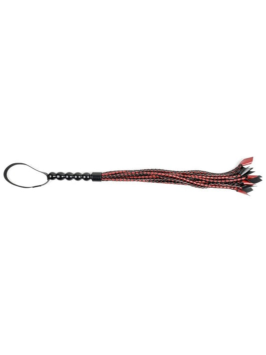 Sportsheets Saffron Braided Flogger Premium Whip Nine Strand Impact Sex Toy - - Whips And Crops