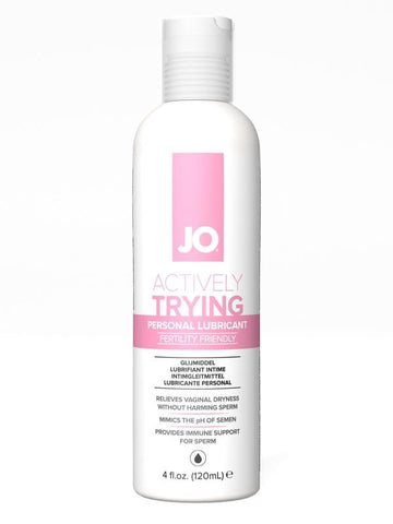 System Jo Actively Trying Original Lubricant 120ml Fertility Focused Formula - Lubricants and Lotions