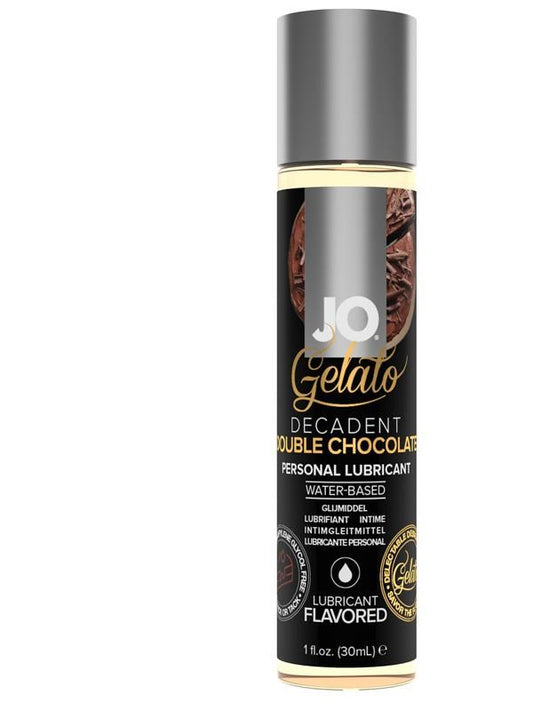 System Jo Gelato Decadent Double Chocolate Lubricant 30ml Water Based Formula - - Lubricants and Lotions