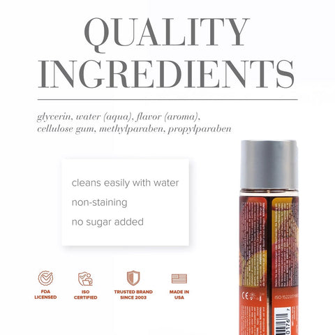 System Jo Peaches and Cream H20 Peachy Lips 120ml Plus FREE Vanilla Cream 30ml - Lubricants and Lotions