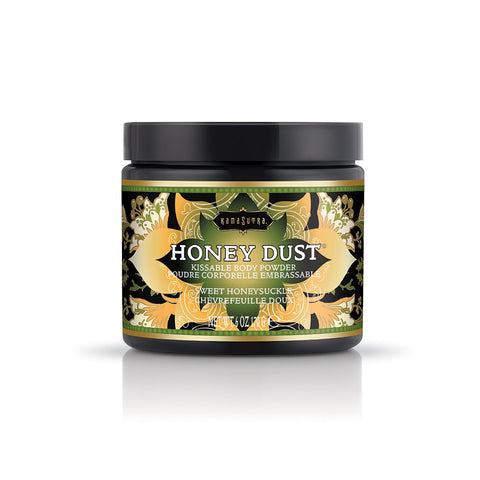 Kama Sutra Honey Dust Moisture Wicking Body Powder 170 g Kissable Talc Free - Bath and Intimate Fragrances