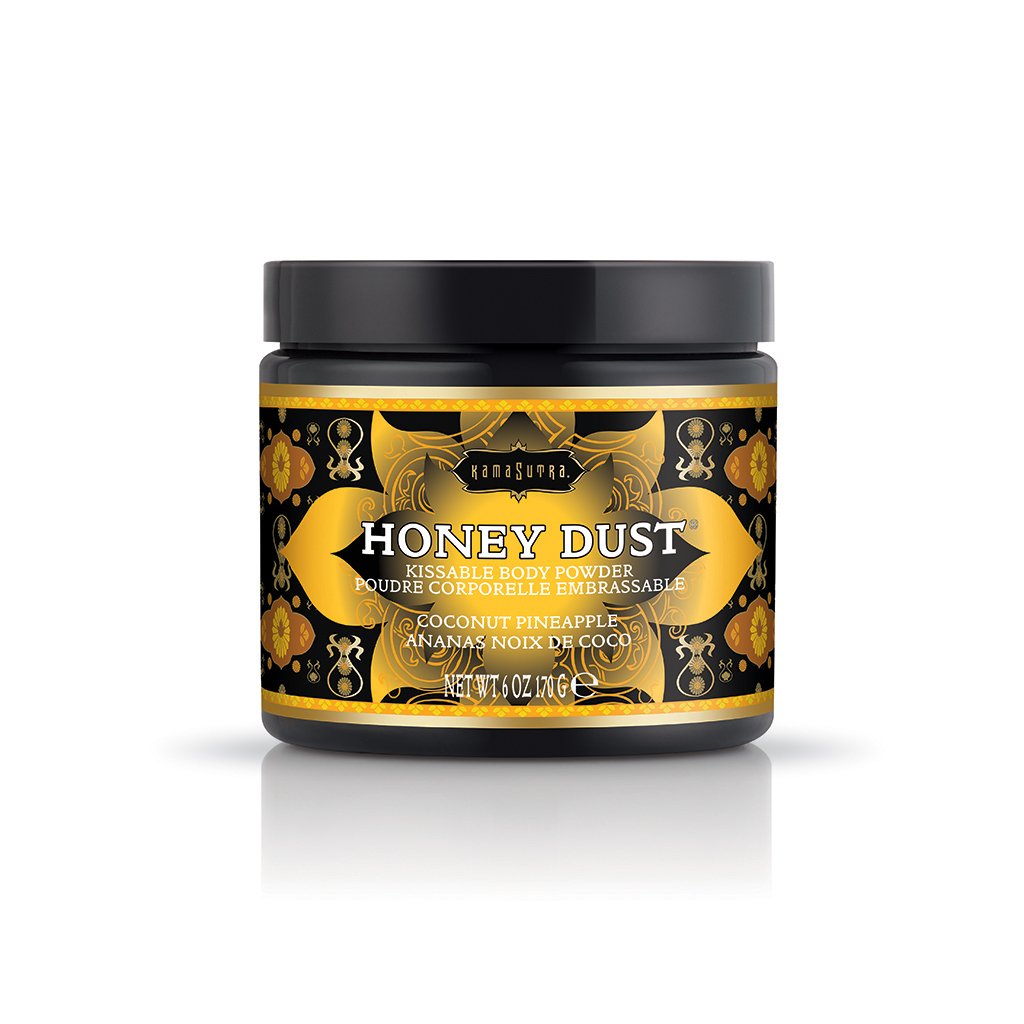 Kama Sutra Honey Dust Moisture Wicking Body Powder 170 g Kissable Talc Free - - Bath and Intimate Fragrances