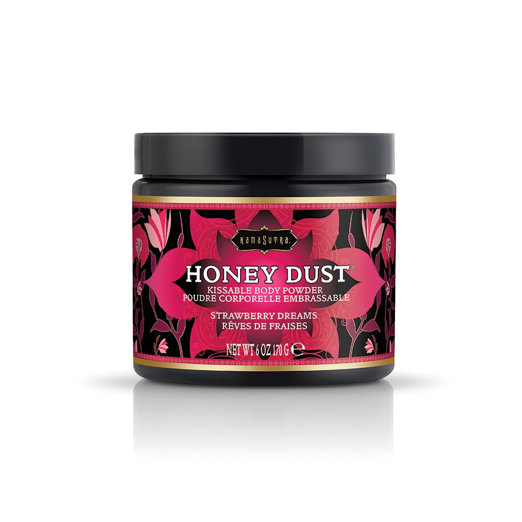 Kama Sutra Honey Dust Moisture Wicking Body Powder 170 g Kissable Talc Free - - Bath and Intimate Fragrances