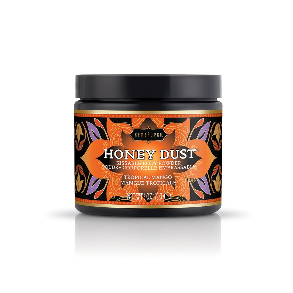 Kama Sutra Honey Dust Moisture Wicking Body Powder 170 g Kissable Talc Free - - Bath and Intimate Fragrances