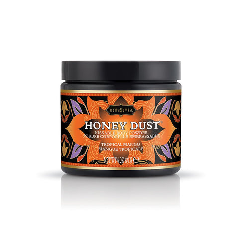 Kama Sutra Honey Dust Moisture Wicking Body Powder 170 g Kissable Talc Free - Bath and Intimate Fragrances