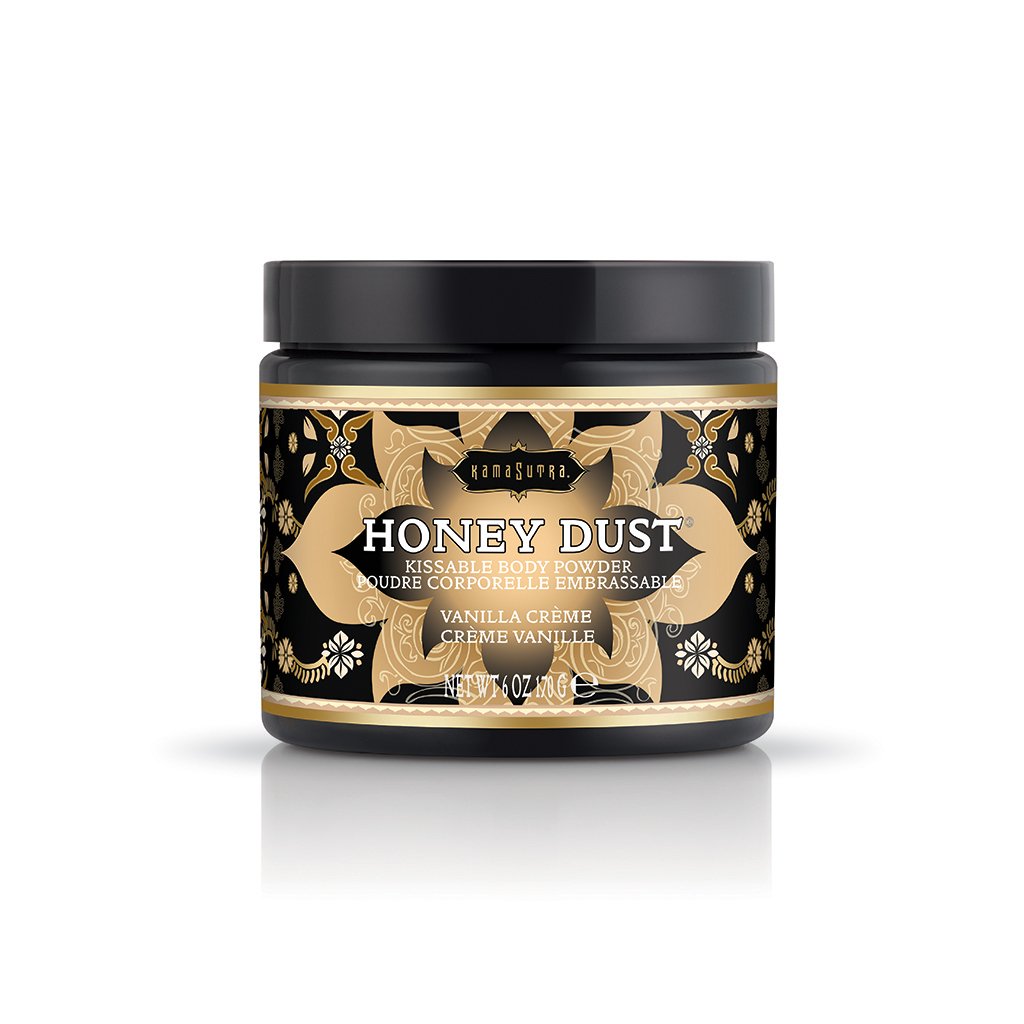 Kama Sutra Honey Dust Moisture Wicking Body Powder 170 g Kissable Talc Free - - Bath and Intimate Fragrances