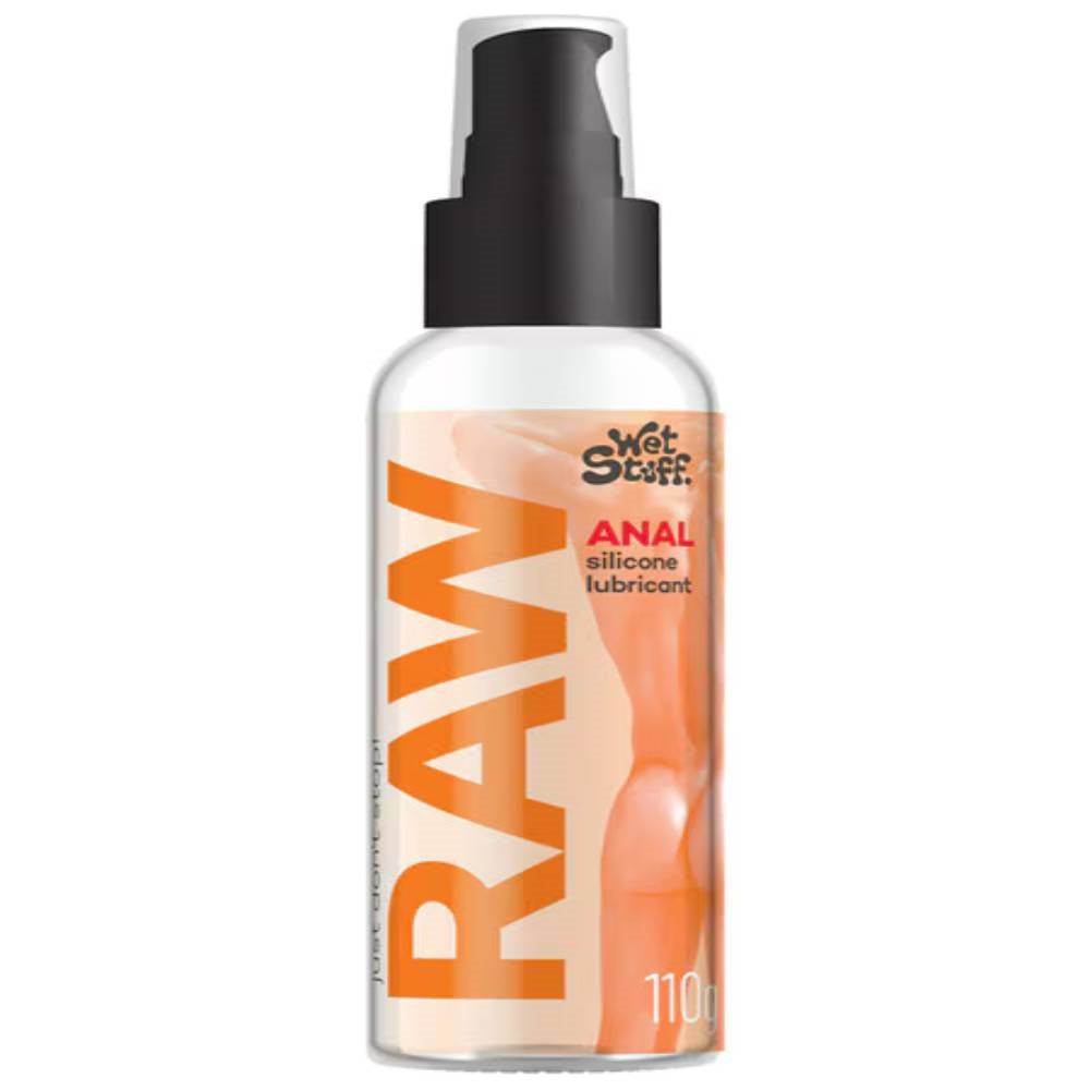 Wet Stuff Raw Anal Silicone Lubricant 110g Clear P/T - - Anal Lubes