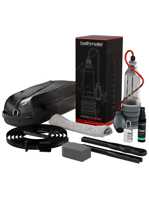 Bathmate Hydroxtreme8 Crystal Clear Penis Pump with Handball Control - - Penis Pumps And Stretchers