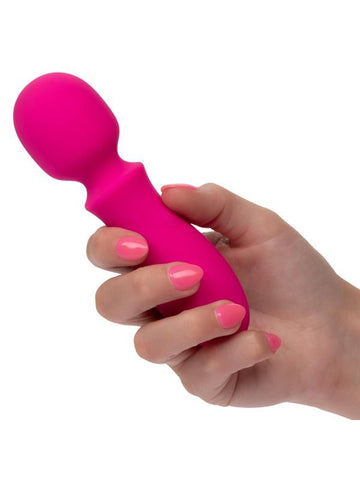 California Exotics Bliss Liquid Silicone Rechargeable Mini Wand with Flexible Head - Body Wands
