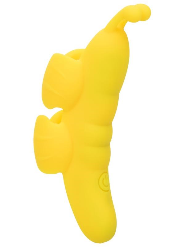 California Exotics Neon Vibes The Butterfly Finger Vibrator USB Rechargeable - - Finger and Tongue Vibrators