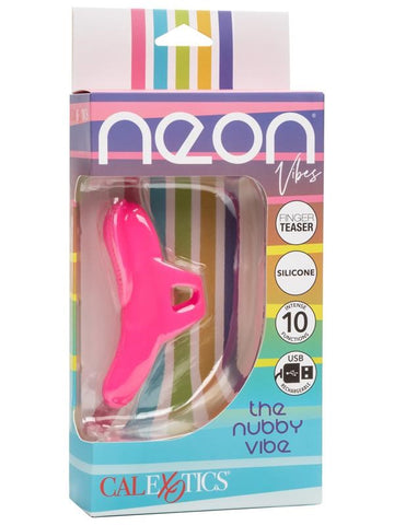 California Exotics Neon Vibes The Nubby Bullet Vibrator USB Rechargeable - Bullet Vibrators