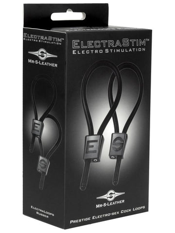 Electrastim ElectraLoops Prestige Mr S Edition Cock Ring Black Conductive Ring - Cock Rings