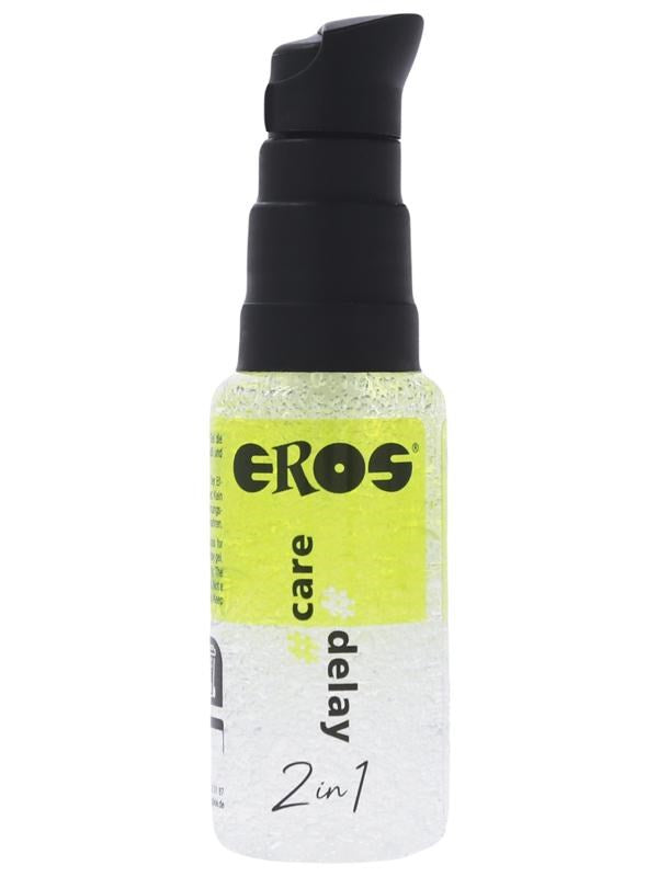 Eros 2 In 1 Care Delay Water Based Lubricant 30ml Extended Performance - - Water Based Lubes