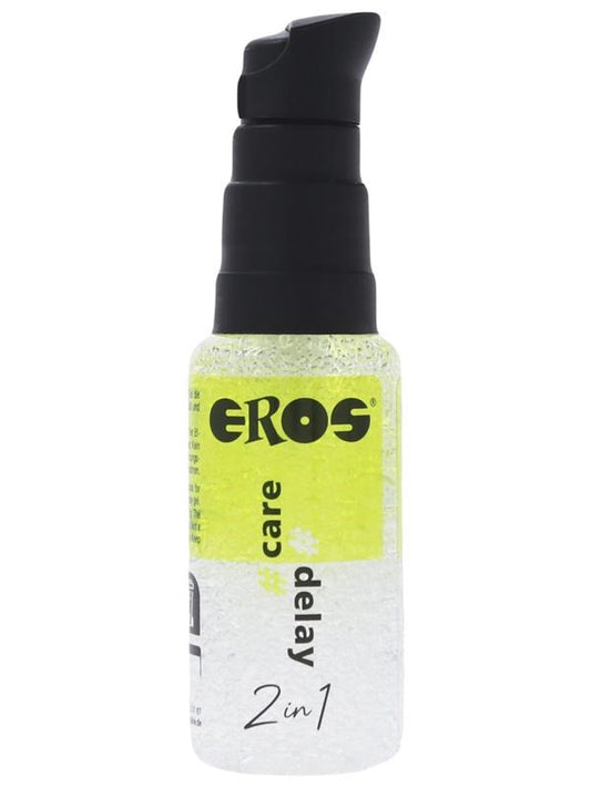 Eros 2 In 1 Care Delay Water Based Lubricant 30ml Extended Performance - - Water Based Lubes