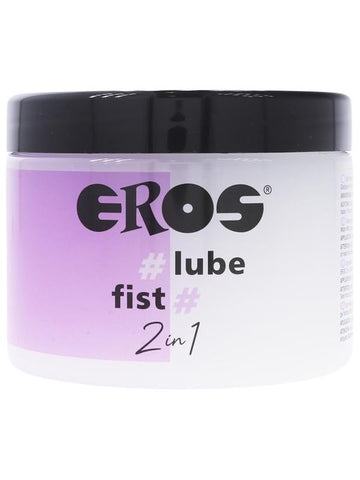 Eros 2 In 1 Fist Hybrid Gel Water Based Lubricant 500ml Long Lasting - Water Based Lubes