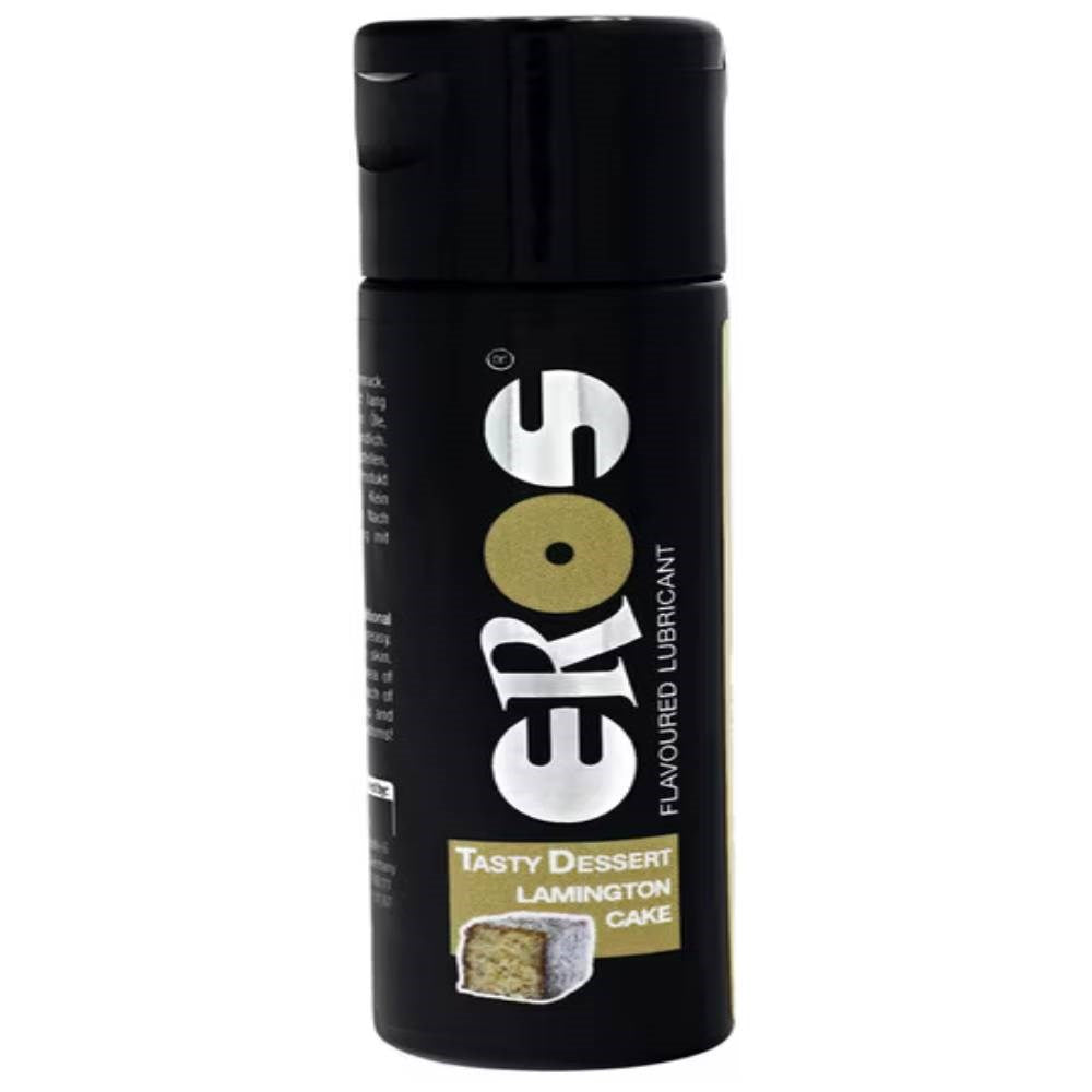 Eros Tasty Dessert Water Soluble Adult Lubricant 30 ml Lamington Flavor - - Water Based Lubes