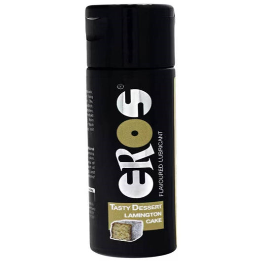 Eros Tasty Dessert Water Soluble Adult Lubricant 30 ml Lamington Flavor - - Water Based Lubes