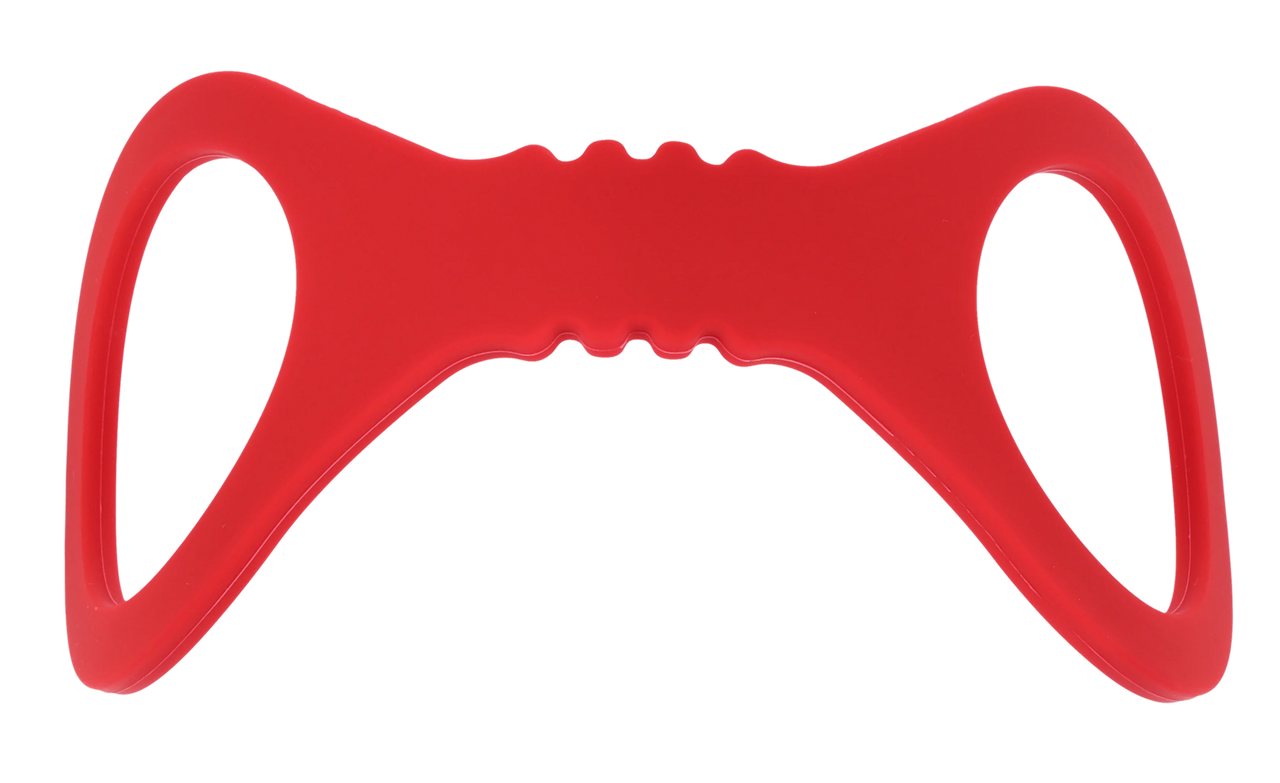 Sex & Mischief Amor Silicone Hand Cuffs Restraints Red - - Cuffs And Restraints