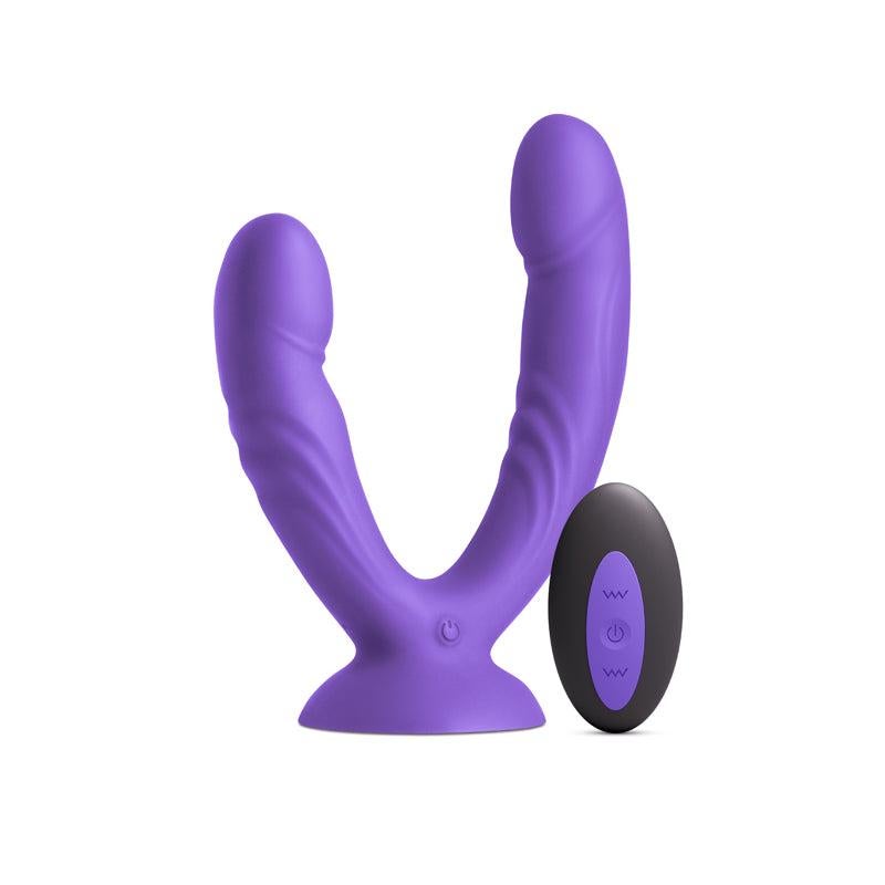 NS Novelties INYA Duet Remote Control Vibrating Double Dildo - Vibrating Dildos