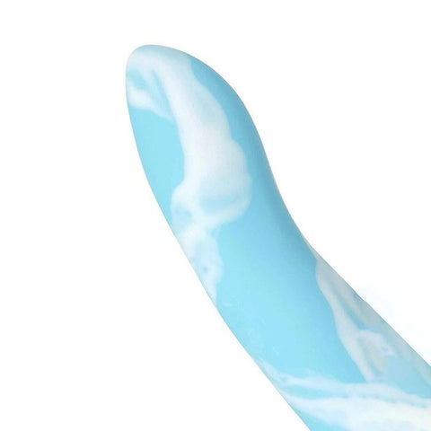 Adam & Eve WONDER Non Realistic Silidone Dildo Blue/White