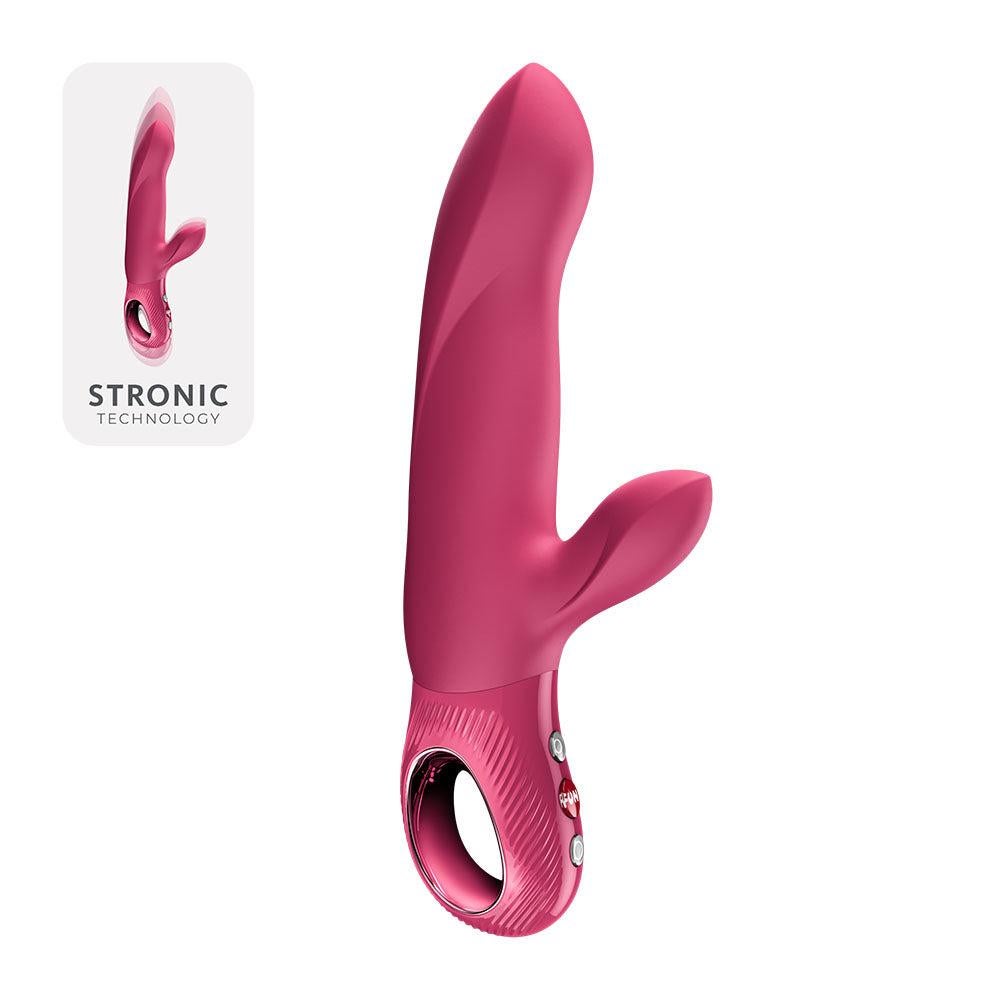 Fun Factory BI STRONIC ARC Thrusting Rabbit Vibrator - Red - Rabbit Vibrators