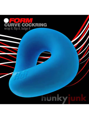 Hunkyjunk FORM Stretchy Mens Cock Ring Versatile Bendable Design - Stretchy Cock Rings