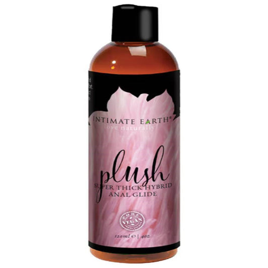 Intimate Earth Plush Super Thick Hybrid Anal Glide Non Drip Formula - - Anal Lubes