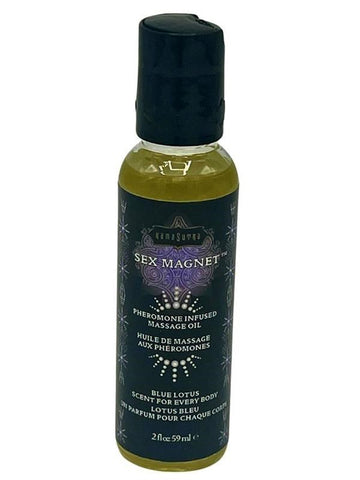Kama Sutra Sex Magnet Pheromone Massage Oil Blue Lotus for Enhanced Attraction - Massage Oils and Lubricants