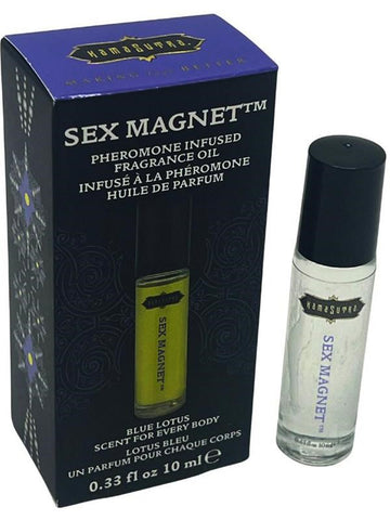 Kama Sutra Sex Magnet Pheromone Roll On Fragrance Oil Blue Lotus Enhancement - Bath and Intimate Fragrances