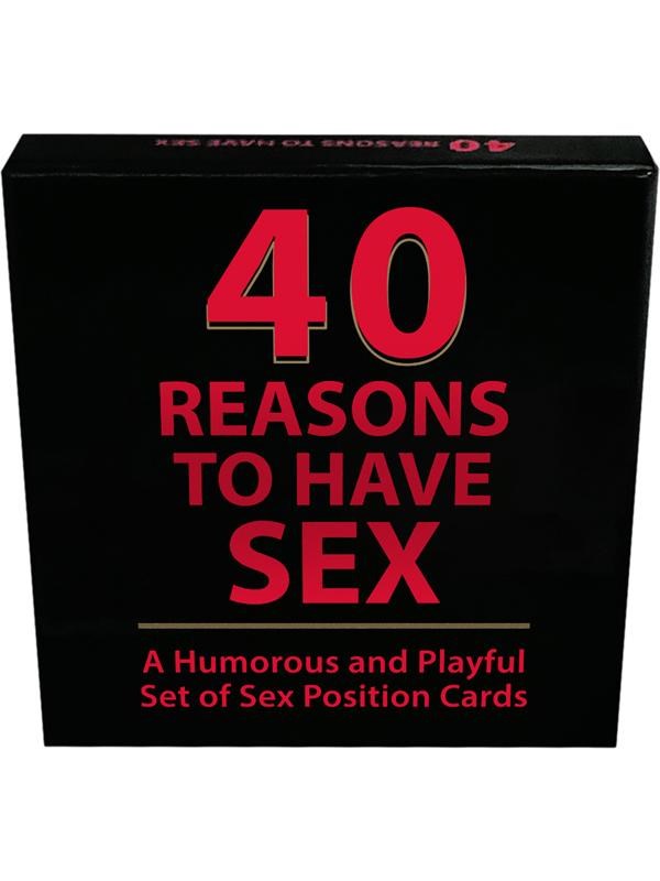 Kheper Games 40 Reasons to Have Sex Position Cards - - Sex Games, Coupons and Tricks