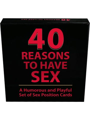 Kheper Games 40 Reasons to Have Sex Position Cards - Sex Games, Coupons and Tricks
