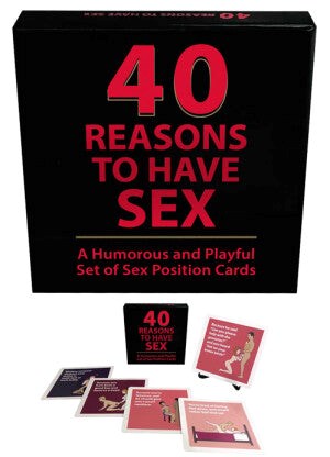 Kheper Games 40 Reasons to Have Sex Position Cards - Sex Games, Coupons and Tricks
