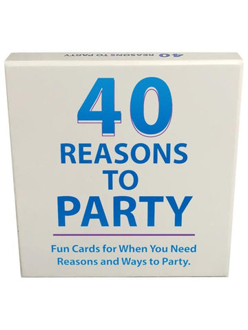 Kheper Games 40 Reasons to Party Adult Game - Sex Games, Coupons and Tricks