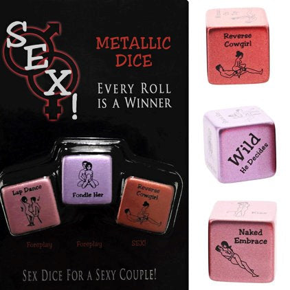 Kheper Games Metallic Sex Dice Game - - Sex Games, Coupons and Tricks