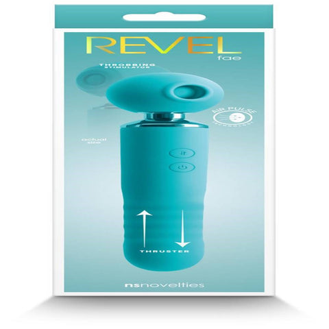 NS Novelties Revel Fae Air Pulse Clitoral Vibrator Triple Technology - Clit Ticklers and Pulsators