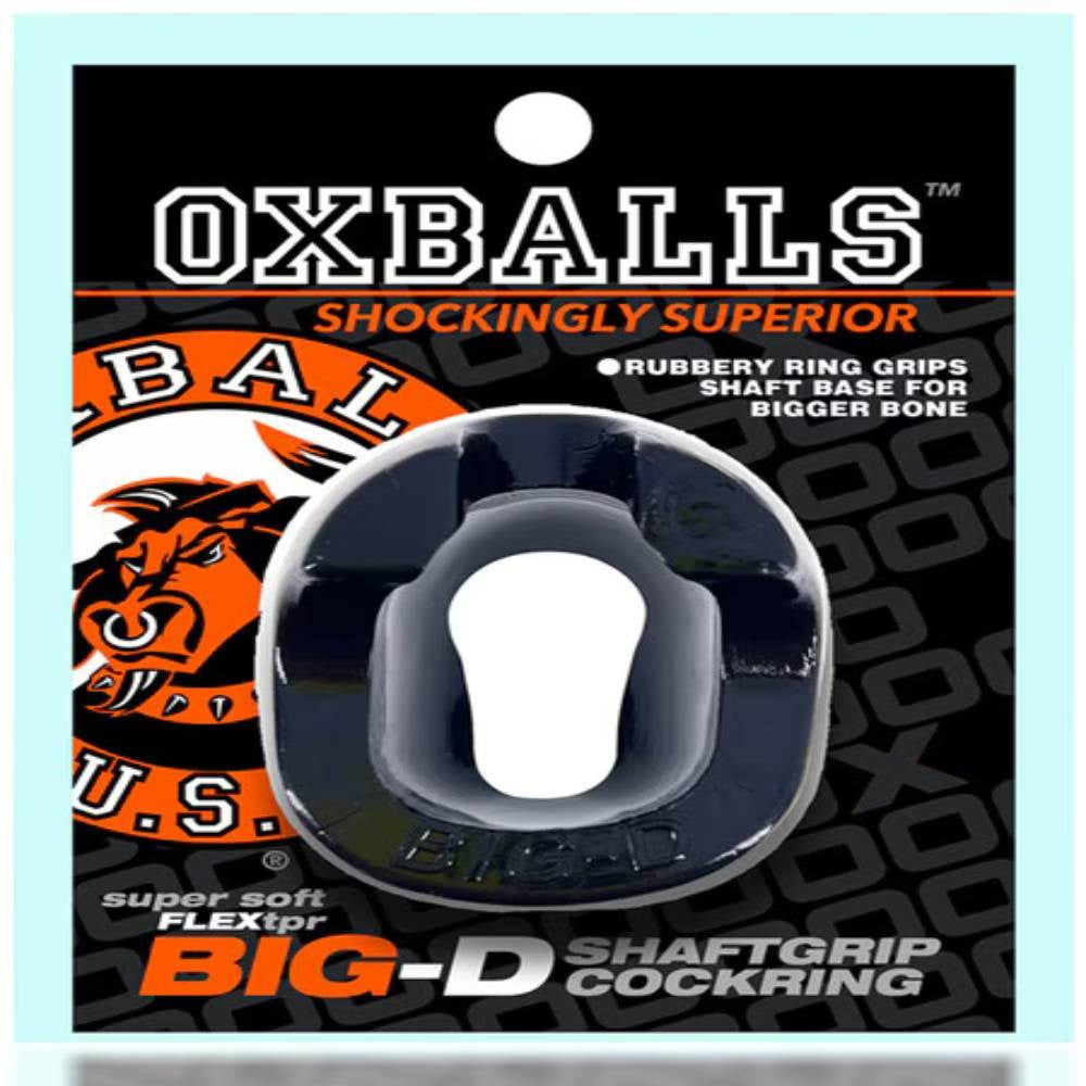 Oxballs Big D Shaft Grip Super Soft Cock Ring Enhanced Erections - - Stretchy Cock Rings