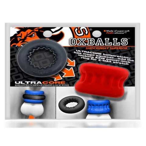 Oxballs Ultracore Core Ballstretcher with Axis Ring Dual Component System - Ball Stretchers and Crushers