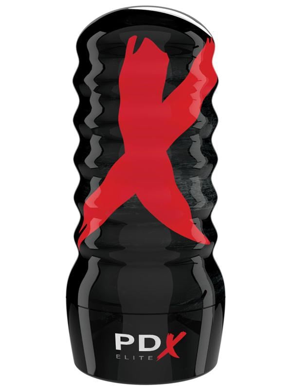 Pipedream Products PDX Elite Air Tight Mens Pussy Stroker Brown Suction Control - - Masturbators and Strokers