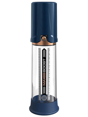 Pipedream Products Pump Worx Max Boost Male Penis Pump Blue Manual - Pumps, Extenders and Sleeves