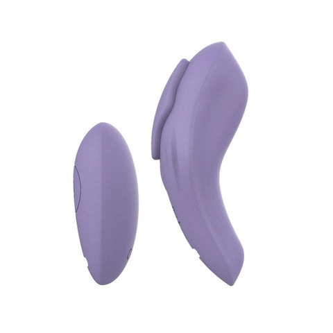 Evolved Playful Admirer Pleasures Rechargeable Panty Vibrator with Remote Lilac - Mini & Slim Vibrators