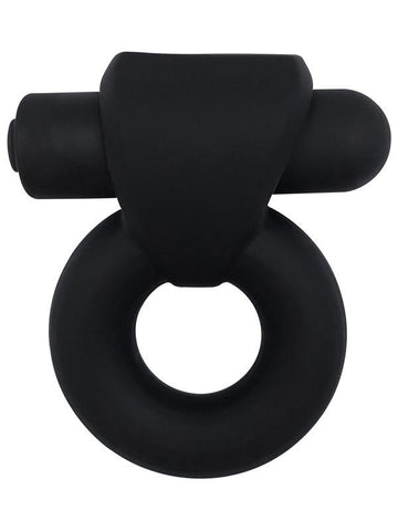 Evolved Playful Nero Liquid Silicone Vibe Cock Ring with 10 Speeds - Silicone Cock Rings