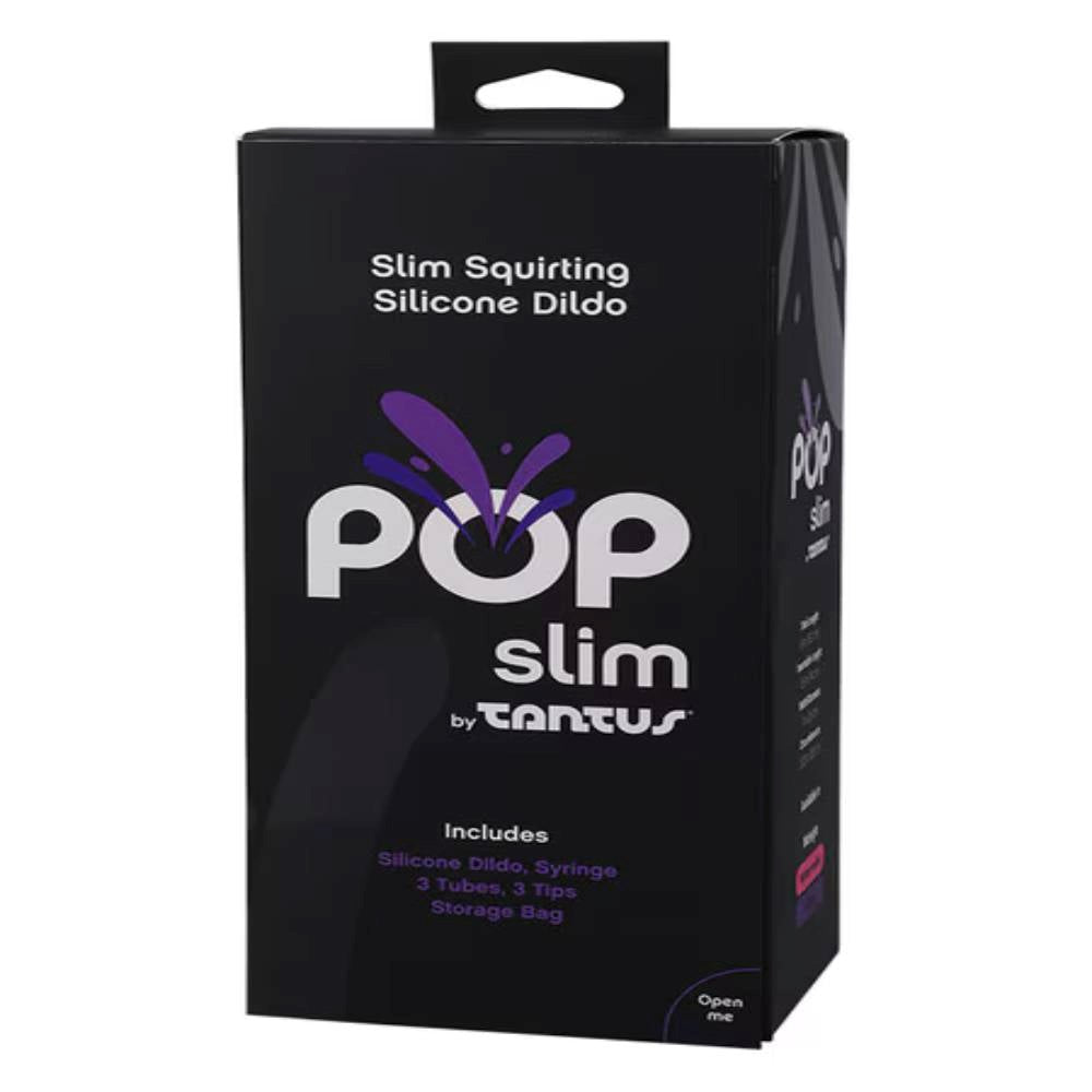 Tantus POP slim Strap On Squirting Dildo with Ejaculation Simulation - - Strap On Sextoys