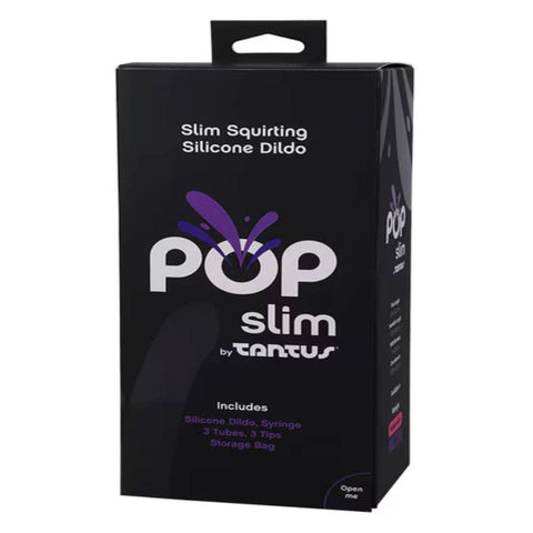 Tantus POP slim Strap On Squirting Dildo with Ejaculation Simulation - Strap On Sextoys