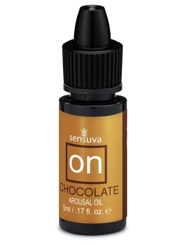 Sensuva On Chocolate Arousal Oil Medium Box 5ml Natural Clitoral Stimulation - - Massage Oils and Lubricants