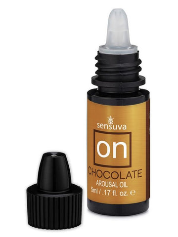 Sensuva On Chocolate Arousal Oil Medium Box 5ml Natural Clitoral Stimulation - Massage Oils and Lubricants