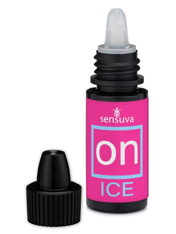 Sensuva On Ice Arousal Oil Medium Box 5ml Dual Cooling Warming Sensations - - Massage Oils and Lubricants
