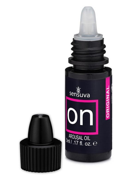 Sensuva On Original Arousal Oil Medium Box 5ml Natural Enhancement - - Massage Oils and Lubricants
